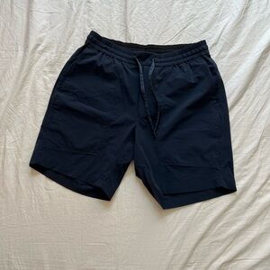 Lululemon navy Bowline shorts 8” inseam. Men’s Large
